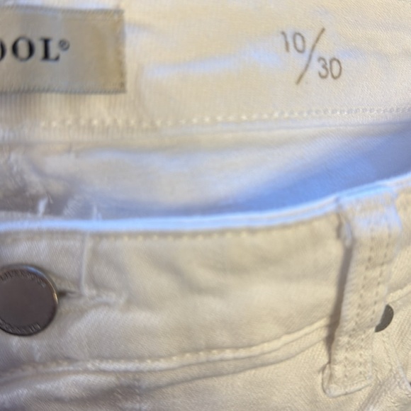 Liverpool Women's White Distressed Denim Shorts - Picture 5 of 5